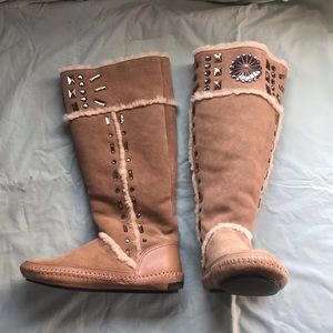 tory sport moccasin boots